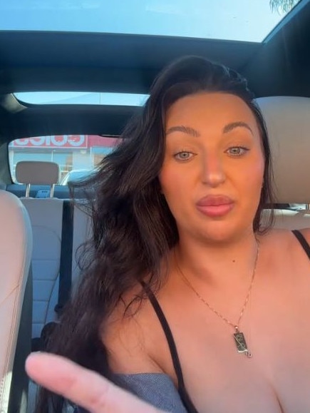 A Melbourne mum took to TikTok to share her reaction after a surprising experience while doing her grocery shopping. Picture: TikTok/Shanichantel