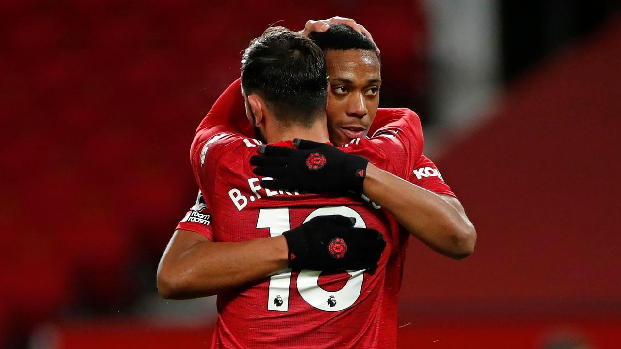 League 2020: EPL results, Manchester United Leeds Utd, Leicester Spurs, scores, goals, highlights, video, Bruno Fernandes, McTominay