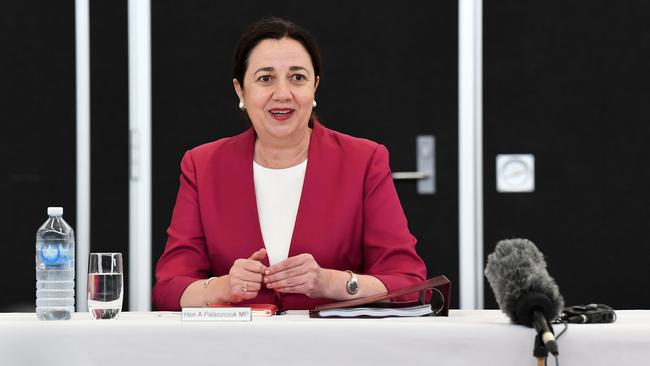 Premier Annastacia Palaszczuk at the Sunshine Coast, Queensland. Picture: Patrick Woods.