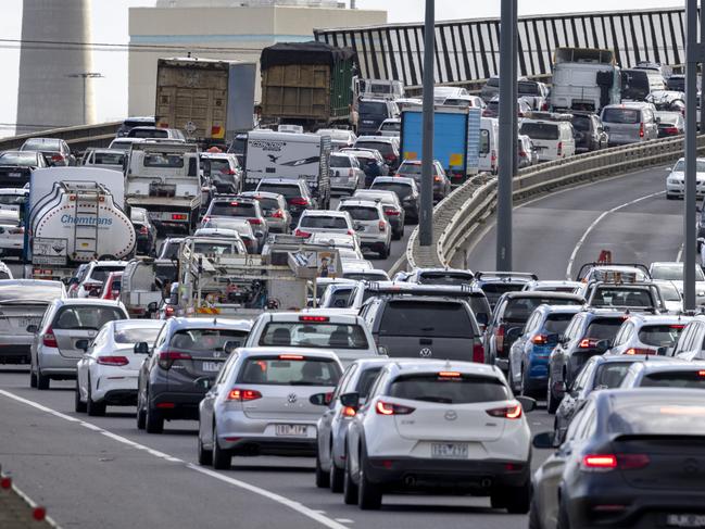 AI is predicting traffic jams up to three hours before they occur. Picture: David Geraghty