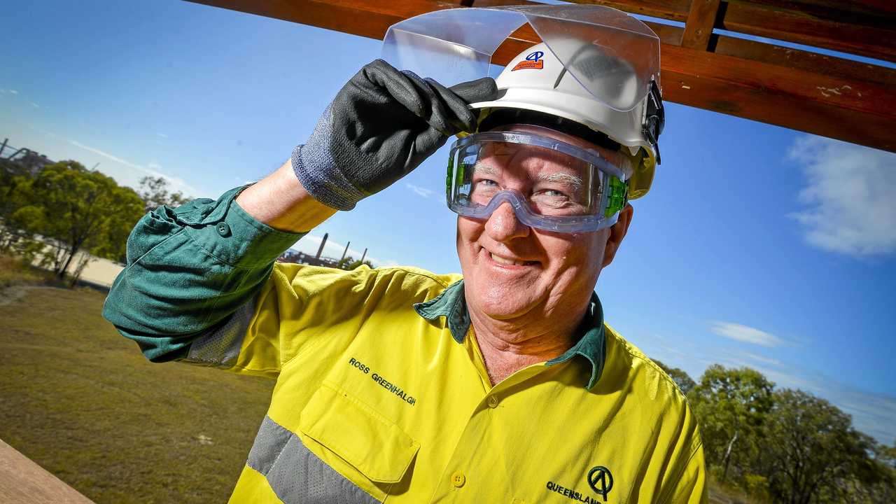Ross Greenhalgh is retiring after working 43 years at Queensland Alumina Limited in Gladstone. Picture: Matt Taylor GLA040718ROSS