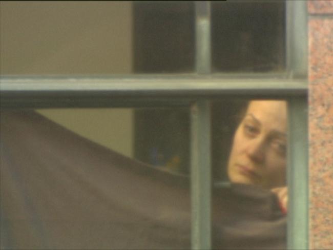 Marcia Mikhael pictured during the siege. Photo courtesy of Seven News