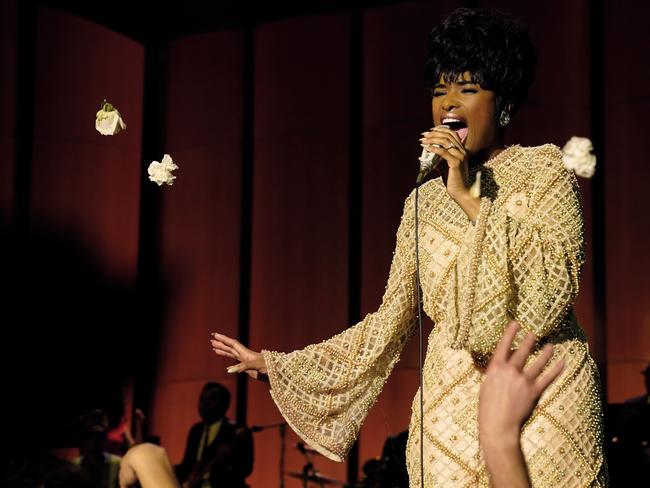 Jennifer Hudson as Aretha Franklin in Respect. Picture: Quantrell D. Colbert