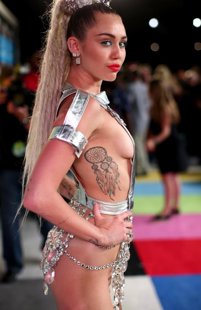 Host ... Miley Cyrus attends the 2015 MTV Video Music Awards. Picture: Getty