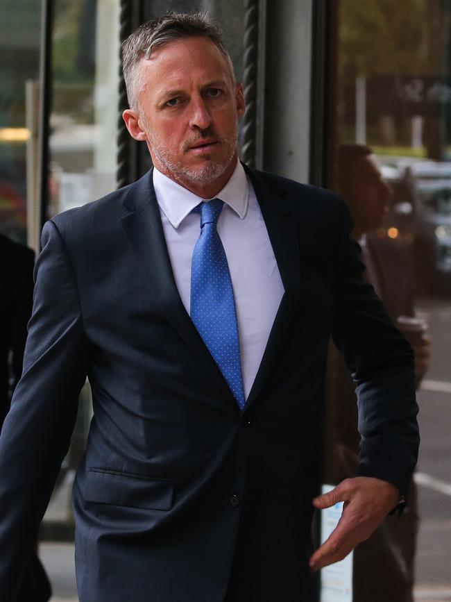 Police charged Mr Day with 50 counts of fraudulently embezzling royalty, ambassador and performance payments allegedly owed to Mr Sebastian. Picture: NCA NewsWire/ Gaye Gerard