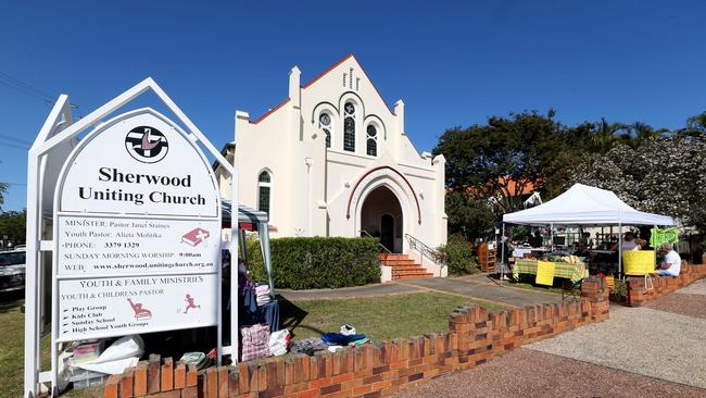 Sherwood Uniting Church in Sherwood, Brisbane, Queensland. Pic: Richard Walker