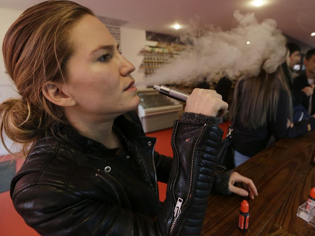 A dramatic spike in respiratory illness has been linked to vaping. Pic: AP