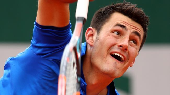 Bernard Tomic has come out swinging against Aussie tennis coach and commentator, Roger Rasheed. Picture: Clive Brunskill/Getty Images