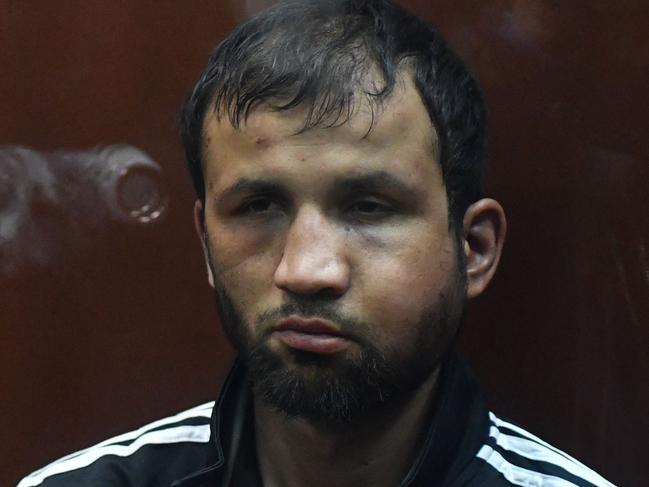 One of the terror suspects in court. Picture: AFP.