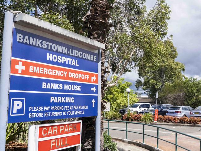 CANTERBURY-BANKSTOWN EXPRESS/AAP. Bankstown-Lidcombe hospital 20th March 2019. This is a big election issue with the Liberal Government planning to shift it to another site and Labor keen to keep it where it is. (AAP/Image Matthew Vasilescu