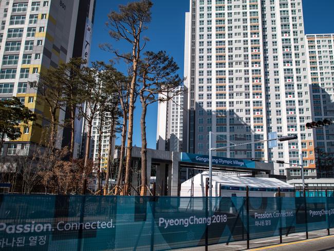 The athletes’ village. Picture: Carl Court/Getty Images