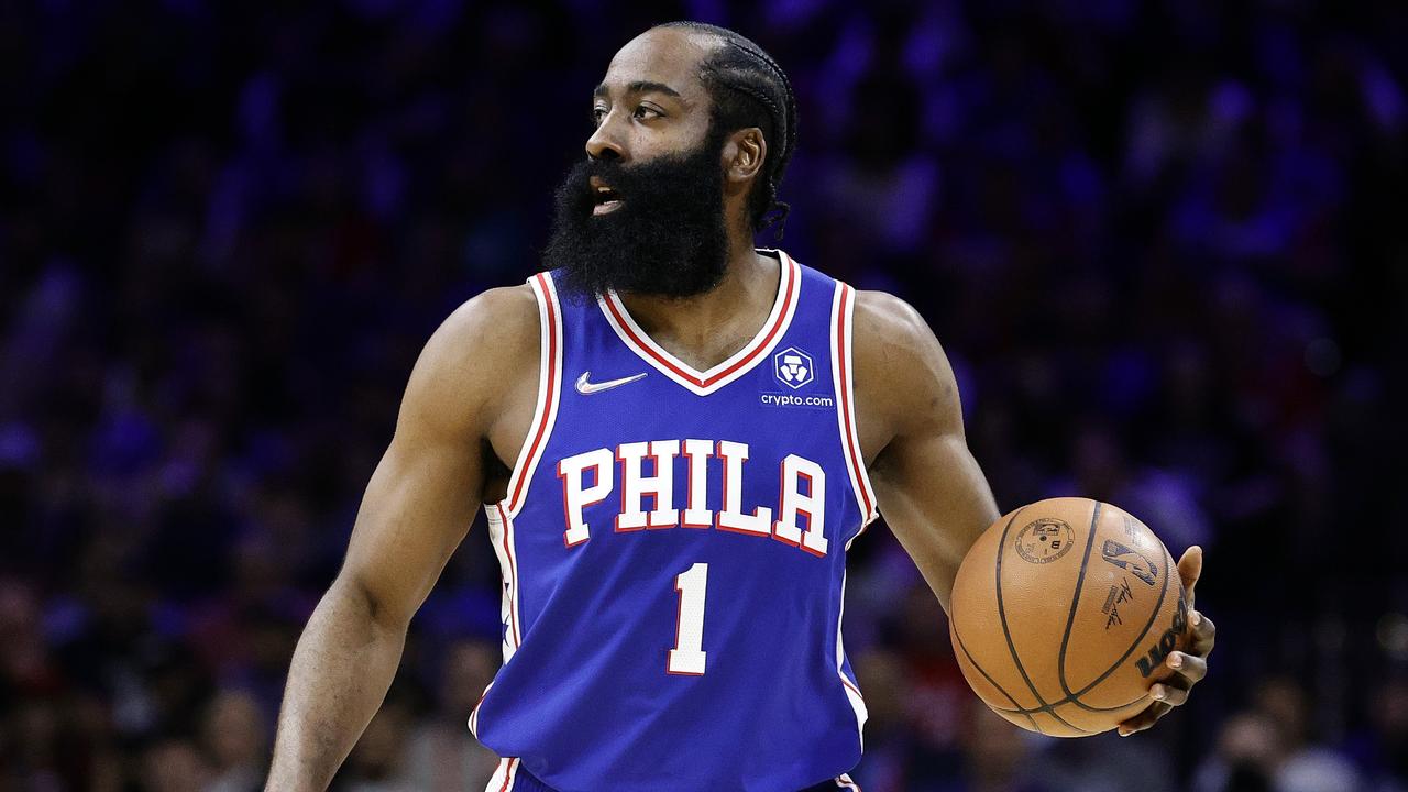 James Harden is sticking around in Philly. (Photo by Tim Nwachukwu/Getty Images)