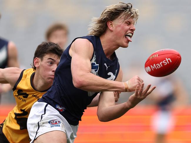 The Tigers are very keen on Vic Metro midfielder Josh Smillie at pick one. Photo by Paul Kane/AFL Photos/via Getty Images) *** BESTPIX ***