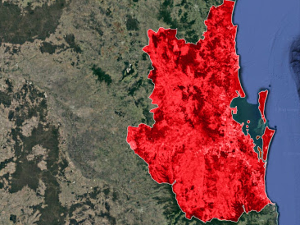 Large parts of Queensland are still considered at virus risk. Picture: Supplied