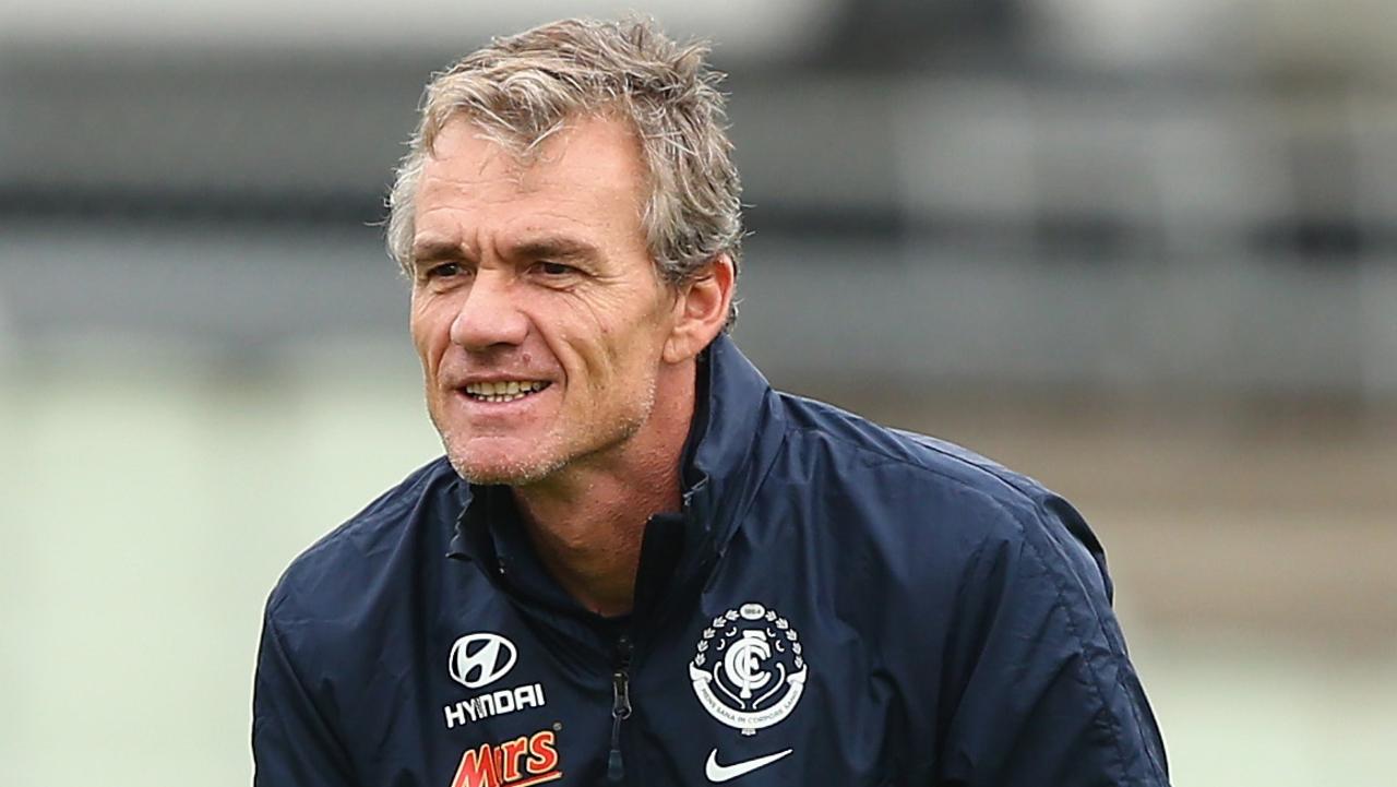 Dean Laidley as a Carlton assistant in 2015. (Photo by Robert Cianflone/Getty Images)