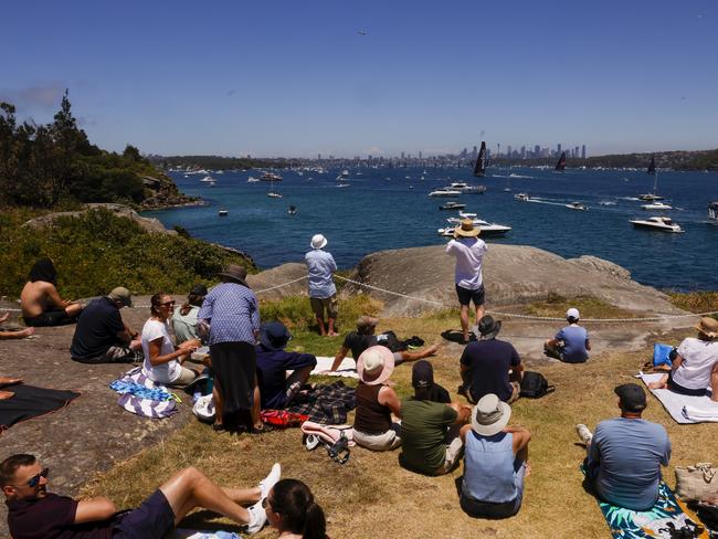 Spectators at South Head. Picture: Jenny Evans/Getty Images