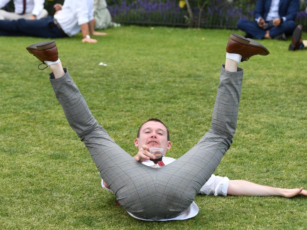 Don’t give the bloke a lighter. Picture: news.com.au