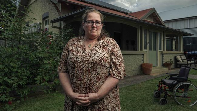 Caught in the middle of a scandal … NDIS support coordinator Liz Sbeghen. Picture: Glenn Hunt