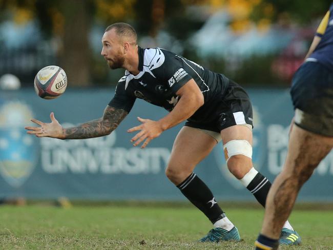 Quade Cooper missed the winning conversion against Bond Uni. Picture: Glenn Hampson