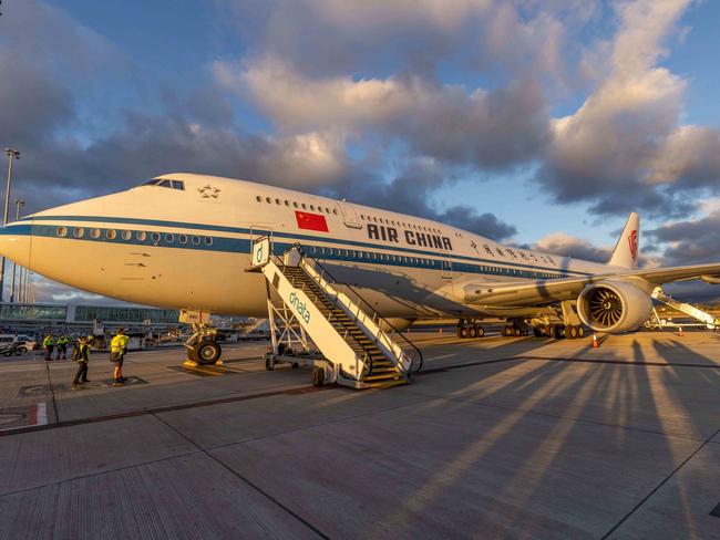 ADELAIDE, AUSTRALIA - NewsWire Photos JUNE 15 2024.  Chinese Premier Li Qiang arrives at the Adelaide Airport during the first day of his four-day tour. Picture: NewsWire / Ben Clark