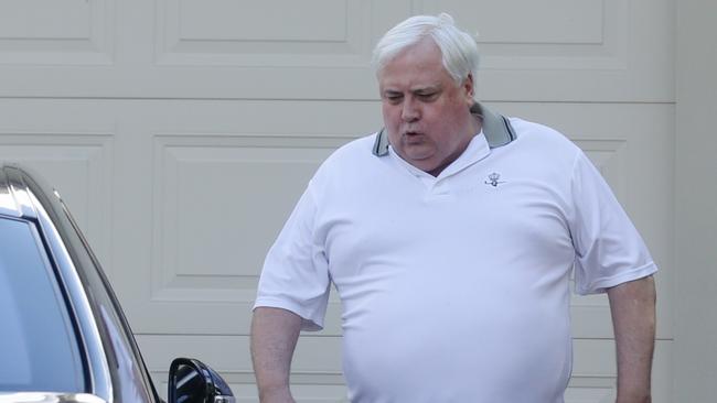 Clive Palmer at his home. Picture: Mark Calleja