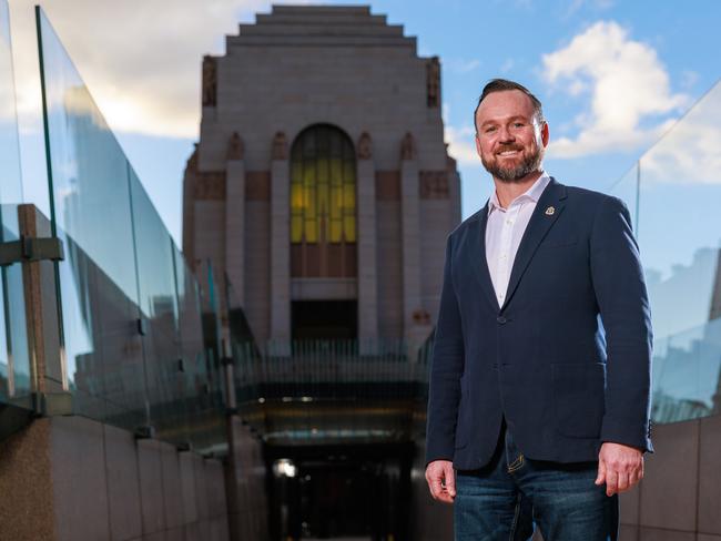 RSL NSW President Mick Bainbridge welcomed the retail ban and the announcement of a new memorial dedicated to conflicts in the Middle East. Picture: Justin Lloyd