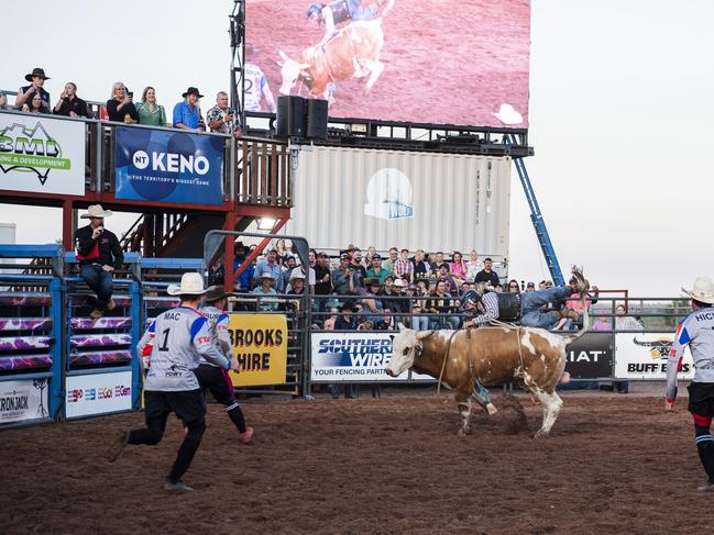 All the action at the sold-out 50th iteration of the Noonamah Tavern and Rodeo. Picture: Pema Tamang Pakhrin