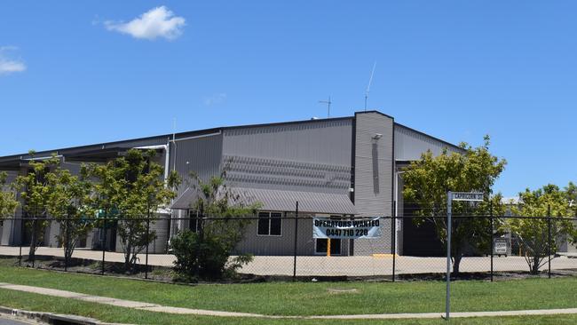 The gates at the Vac Group's Gracemere site in the days after the administration.