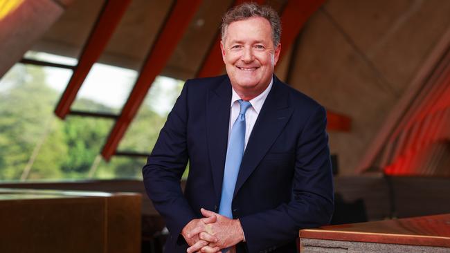 British broadcaster Piers Morgan at the Sky News Australia 25th anniversary celebration at Bennelong restaurant in Sydney. Picture: Justin Lloyd