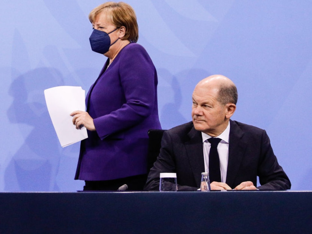 Outgoing German Chancellor Angela Merkel and expected successor Olaf Scholz have both backed the idea of compulsory vaccination as the nation battles its fourth wave.