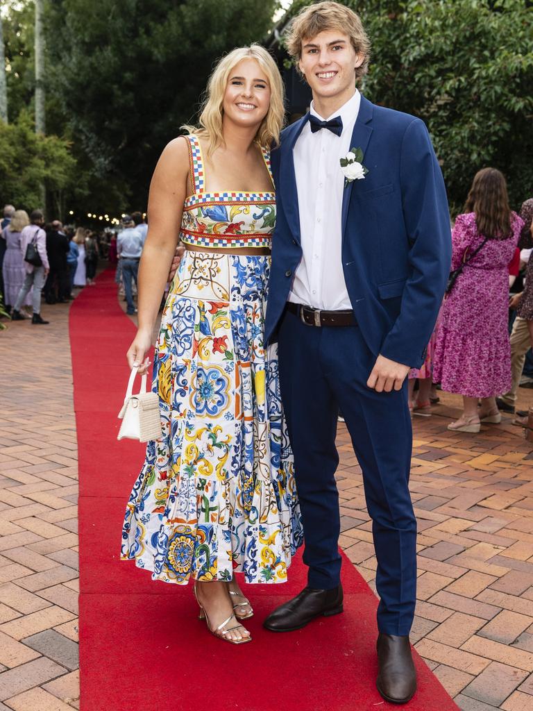 Halle Belford and Harry Wright at Fairholme College formal, Wednesday, March 29, 2023. Picture: Kevin Farmer