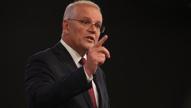 Scott Morrison defended his comments on air with Ray Hadley. Picture: Jason Edwards