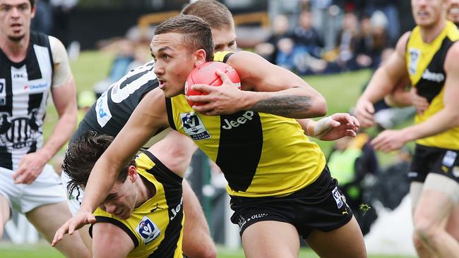 Shai Bolton is one of several Tigers playing well in the VFL. Picture: Getty Images