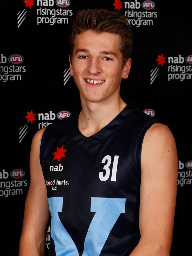 The boy Bont as a fresh-faced teen with Vic Metro in 2013. Picture: Supplied/AFL Media