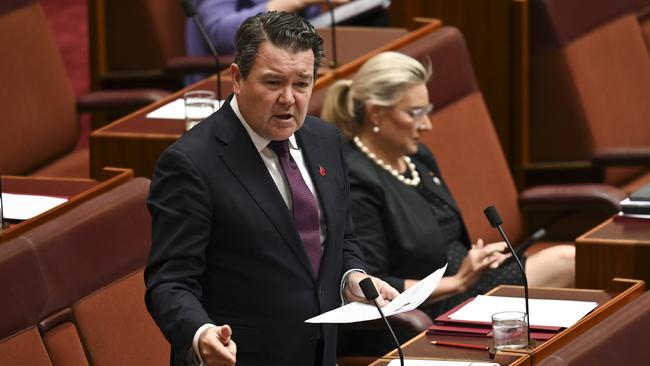 Senator Dean Smith says one rate cut will not ease the pain for most mortgage holders. Picture: NewsWire/Martin Ollman