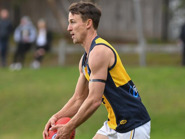 Sean Jellie in action for Hurstbridge. Picture: Nathan William Media