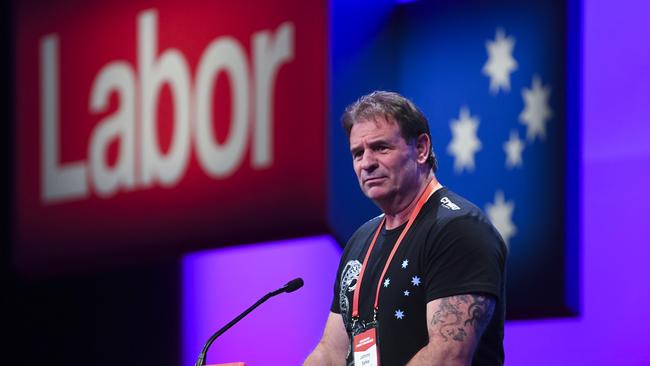 John Setka at Labor's 48th National Conference last year. Picture: AAP Image/Lukas Coch