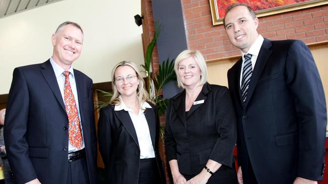 Candidates at the 2009 McPherson pre-selection vote: Wayne Black, Minna Knight, Karen Andrews and Peter Dutton