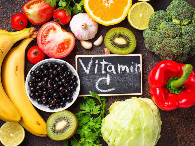 Vitamin C helps you recover from a cold.