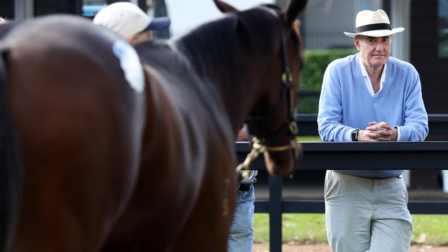 Bookmaker Robbie Waterhouse got a free flight on the PM. Picture: James Croucher