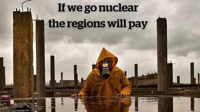 An AMWU social media post about nuclear energy.