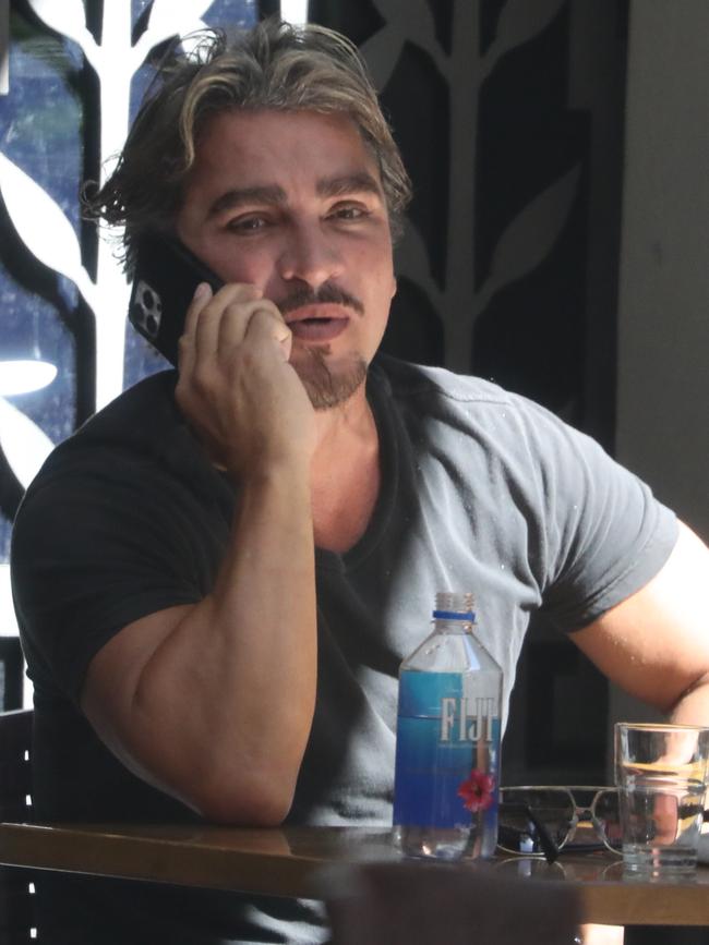 John Ibrahim at the Uliveto cafe in Kings Cross. Picture: John Grainger