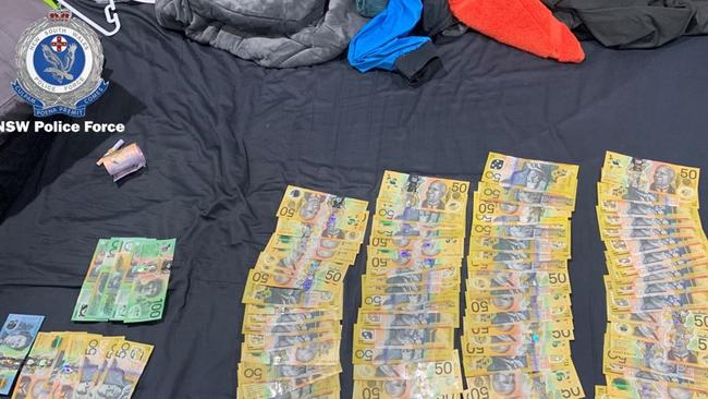 Police will allege they found more than $275,000 worth of drugs and a large sum of cash during a raid of a Concord West home. Picture: NSW Police