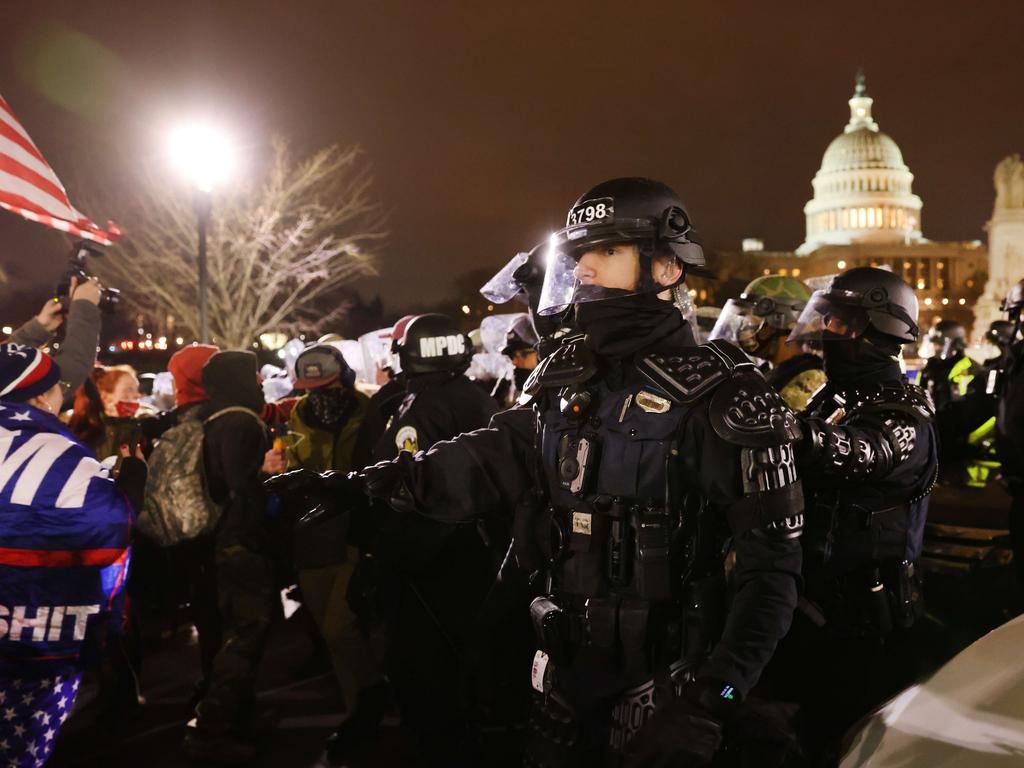 By the time the National Guard and Washington DC police arrived it was too little, too late. Picture: Spencer Platt/Getty Images/AFP