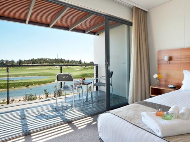 The outlook from a room at five-star Magenta Shores resort, just north of The Entrance.