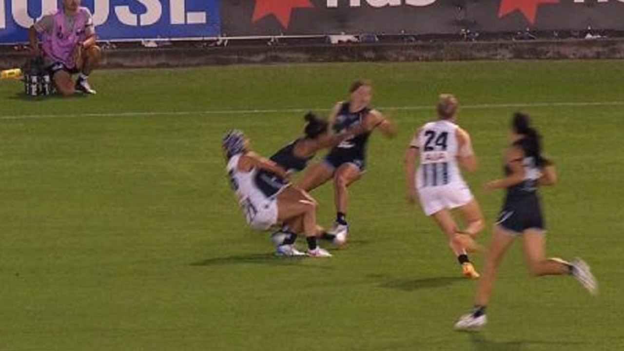 Aliesha Newman was hit with a one-game ban.