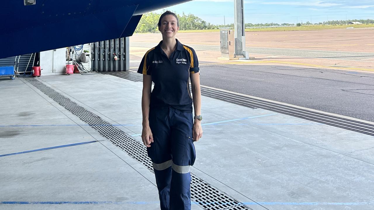 CareFlight midwife Kellie Brookes. Picture: Supplied