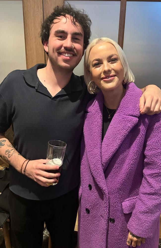 Mitch Clarke and Georgie Purcell.