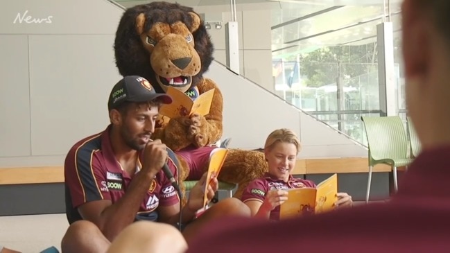 Brisbane Lions Read The Lion King To Kids The Courier Mail