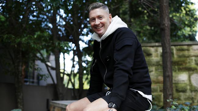 Former Australian cricket captain Michael Clarke at home in Sydney’s east. Picture: Nikki Short